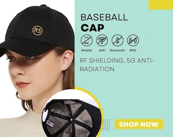 EMF Protection Baseball Cap | 5G Anti-Radiation Silver Lined Hat
