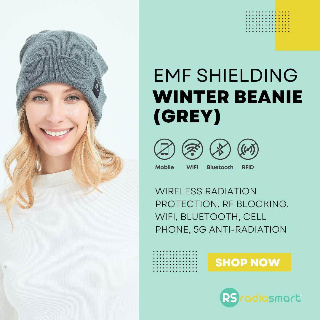 Radia Smart Winter Beanie grey EMF Protection RF Blocking Anti radia-smart-winter-beanie-grey-emf-protection-rf-blocking-anti