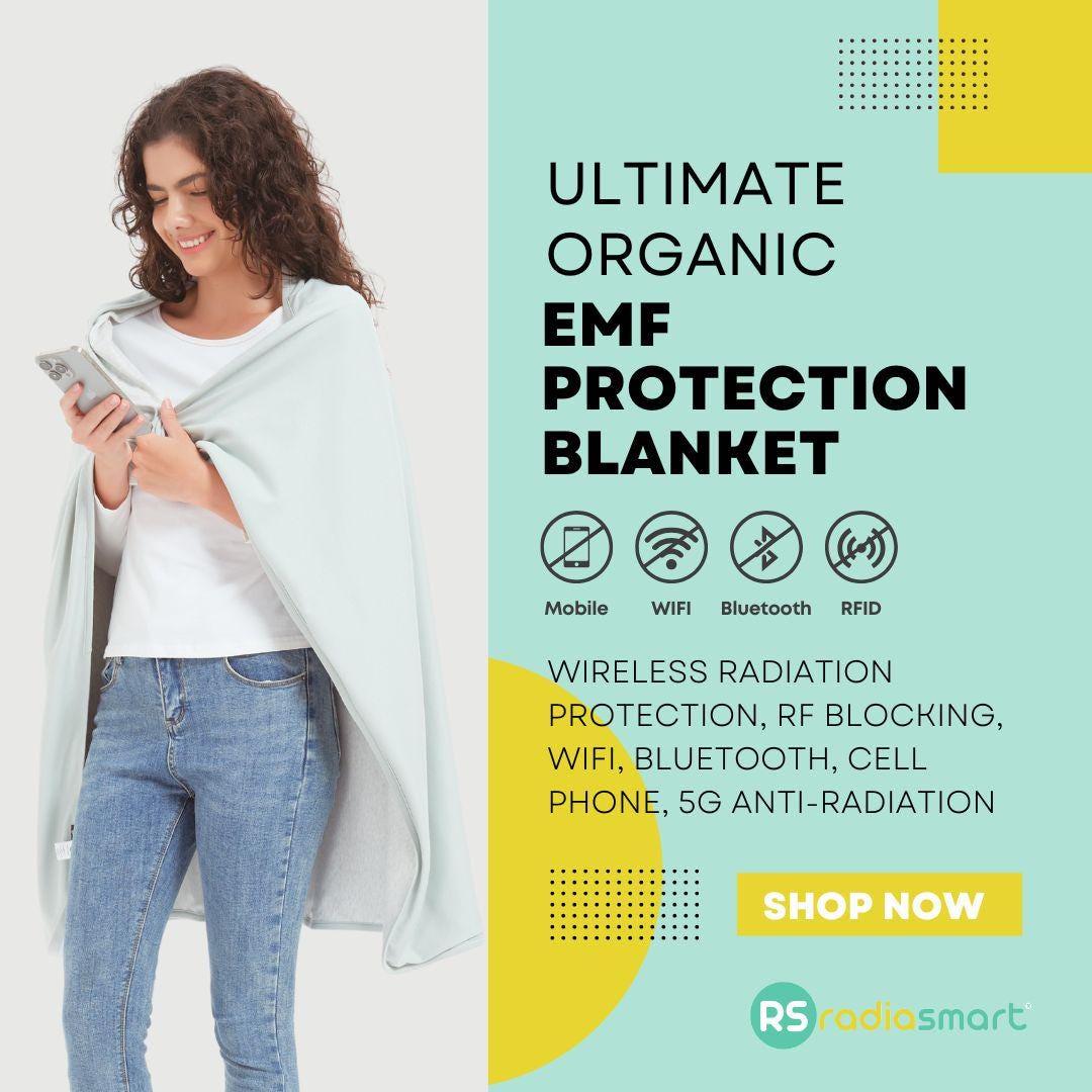 Radia Smart Ultimate Certified 100% Organic Premium EMF Protection Blanket