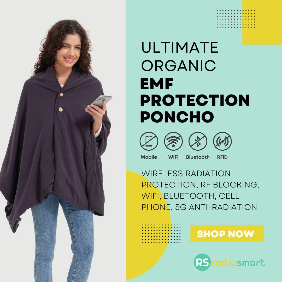 Radia Smart Ultimate Organic Premium EMF Protection Poncho