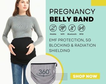 EMF Protection Pregnancy Belly Band | 5G Radiation Shielding