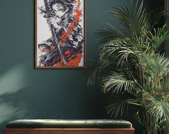 Tanjiro Kamado - Impression d'art inspirée des tueurs de démons