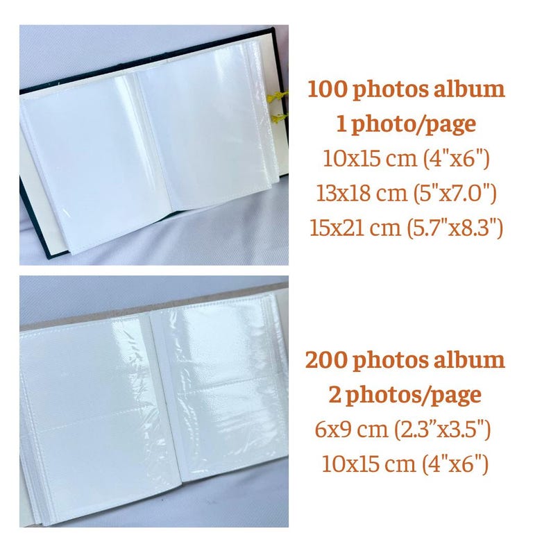 Hand Embroidered Photo Album With Sleeves, Personalized Photo Album, Anniversary Gift, Unique Photo Album, Wedding Embroidered Photo Album.