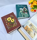 Hand Embroidered Photo Album With Sleeves, Personalized Photo Album, Anniversary Gift,  Unique Photo Album, Flower Embroidered Photo Album. product logo
