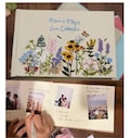 Custom Hand Embroidered Notebook, Photo Album, Wedding Guest Book, Baby Shower Notebook, Memory Book, Handmade Fabric Notebook product logo