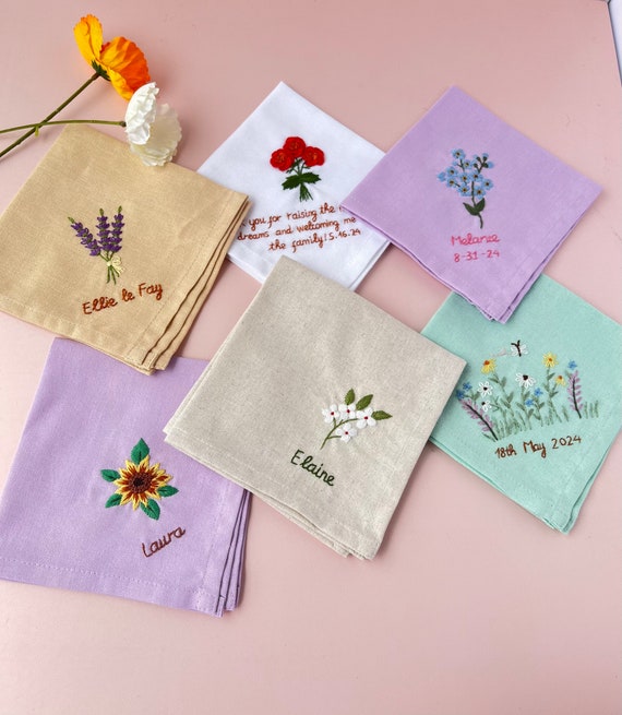 Engraved handkerchief discount