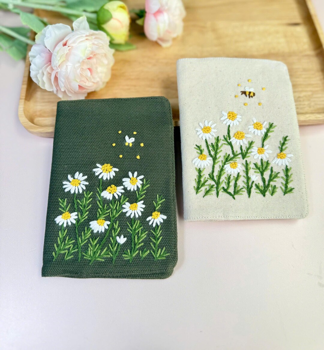 Azect handembroidered passport cover