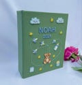 Hand Embroidered Baby Photo Album With Sleeves, Personalized Photo Album, Baby Gift,  Unique Photo Album, Custom Embroidered Photo Album. product logo