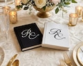 Personalized Hand Embroidered Vow Book A6 size,  Custom Vow Book, Wedding Gift, Handmade Notebook product logo