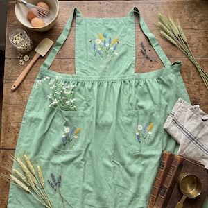 ハンガリー刺繍エプロン、カロチャ、ハンガリー民俗芸術、マチョー刺繍