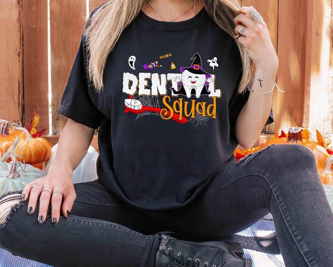 Dental Squad Halloween Shirt Dentist Boos Halloween Shirt Etsy
