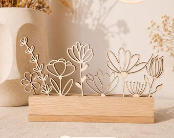 Laserbestand Bloemen voor blokken Wilde bloemen SVG Mooie blokken Fever Decor Laserbestand Plotterbestand + Commerciële licentie