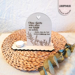 Laserdatei Valentinstag Liebe Freunde Geschenk Spruch Lieblingsmenschen Wildblumen Geschenk Muttertag SVG  Laserdatei + Gewerbelizenz