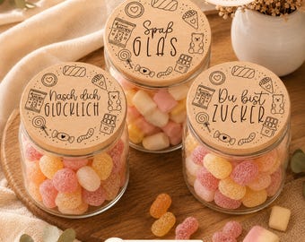 Laser file "Fun Glass - Snack Yourself Happy" engraving 3 SVG sweets gift idea download souvenir laser file + commercial license