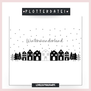 Archivo de trazador ciudad de invierno invierno país de las maravillas nieve Navidad SVG PNG Ilustración de Navidad + licencia comercial