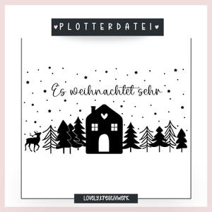 Archivo de trazador ciudad de invierno es muy navideño Navidad SVG PNG Ilustración de Navidad + licencia comercial