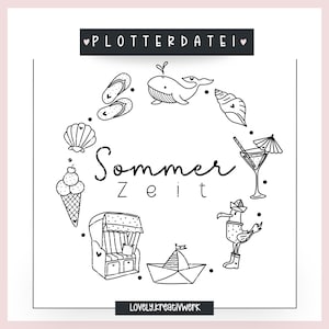 File plotter estate mare illustrazioni marittime barca gabbiano sedia da spiaggia decorazione SVG + PNG decorazione incisione laser + licenza commerciale