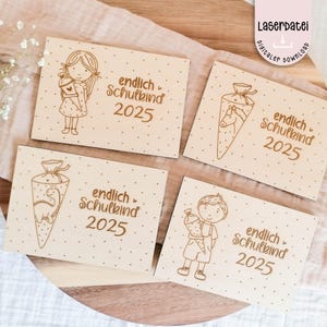 Arquivo a laser matrícula escolar finalmente aluno 2025 cartões postais presente decoração SVG decoração arquivo a laser finalmente aluno + licença comercial