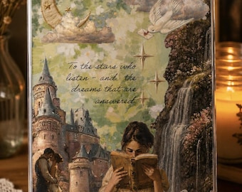 Romantic vintage kindle insert