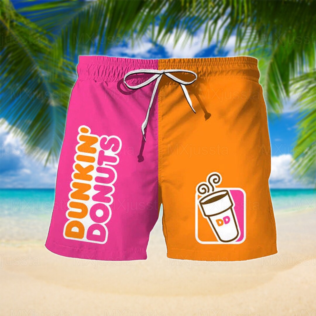 Dunkin Donuts Man Shorts Dunkin Donuts Shorts Summer Men Etsy