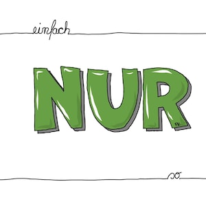 Postkarte "Einfach nur so"!