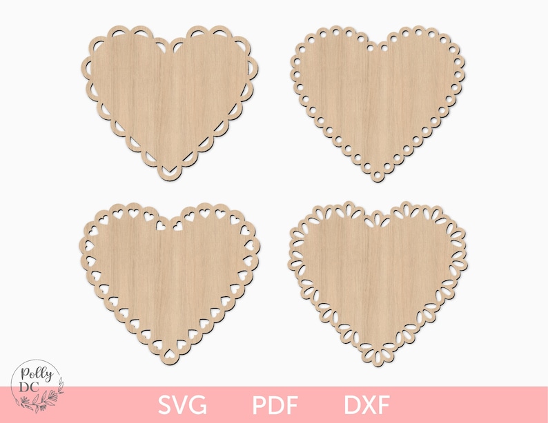 Scalloped Heart Svg Scalloped Heart Cut File Mothers Day - Etsy