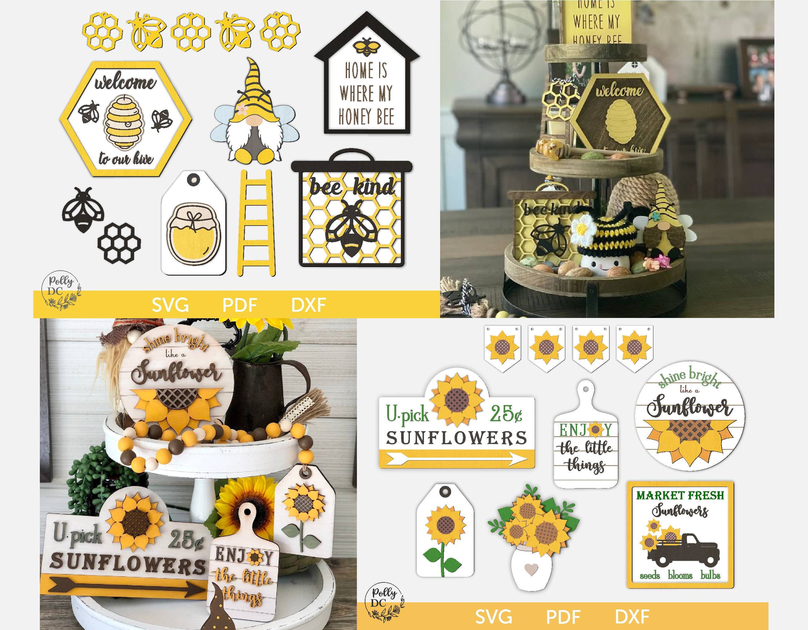 Tiered Tray Decor Svg Summer Bundle, Summer Tier Tray Decor Bundle ...