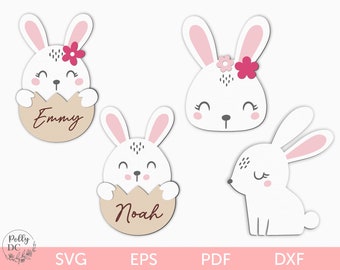 Hase Ostern Tag svg, Hase Ostern Name Tag svg, Ostern Geschenk tags svg, Ostern Papier svg, Ostern Papier svg, Ostern Papier svg