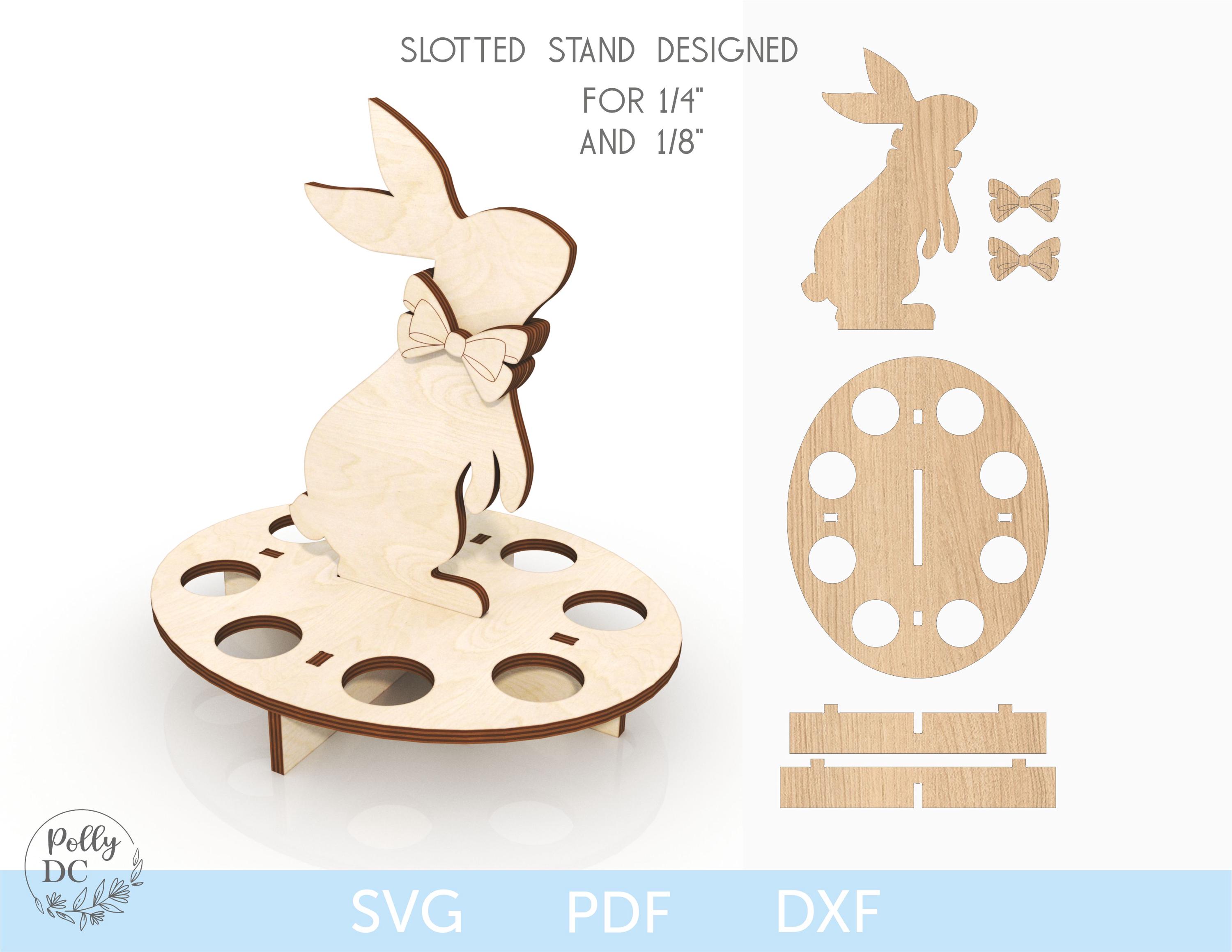 Easter Egg Stand SVG, Easter Egg Holder laser cut file, Easter laser files, Egg Stand SVG, Easter cut file, Easter glowforge
