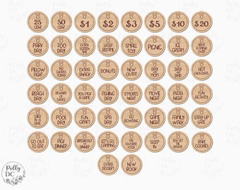 Easter Tokens SVG, 50 Easter Tokens for eggs SVG, Easter Kid Reward Coins for eggs laser cut file, Easter Laser cut, Easter Glowforge