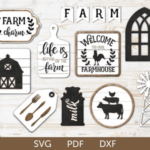 Farmhouse tiered tray decor svg, Farmhouse tier tray decor, Farm tiered tray svg, Farmhouse laser cut svg, Farmhouse decor svg,Farmhouse svg
