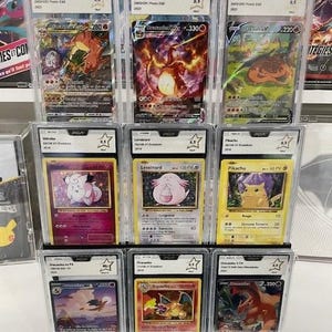 Support carte PCA x9 Pokémon grader etb display
