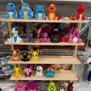 Pokemon 4cm impression 3d figurine statuette etb display coffret
