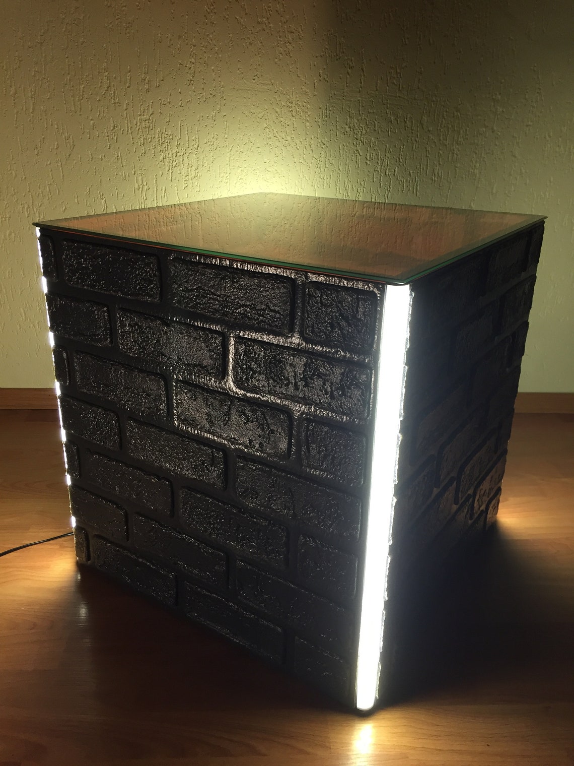 Infinity Mirror Coffee Table Infinity Illusion Table 3D Etsy