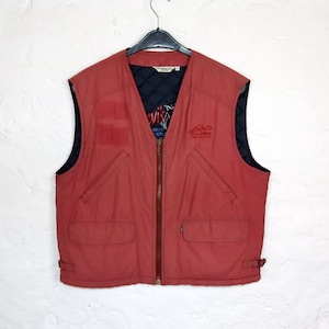 Vintage C A Fleece Vest Size L Oldschool True Vintage 80s 90s Etsy UK