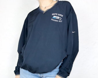 Vintage South River Seahawk Golf Sweatshirt Windbreaker