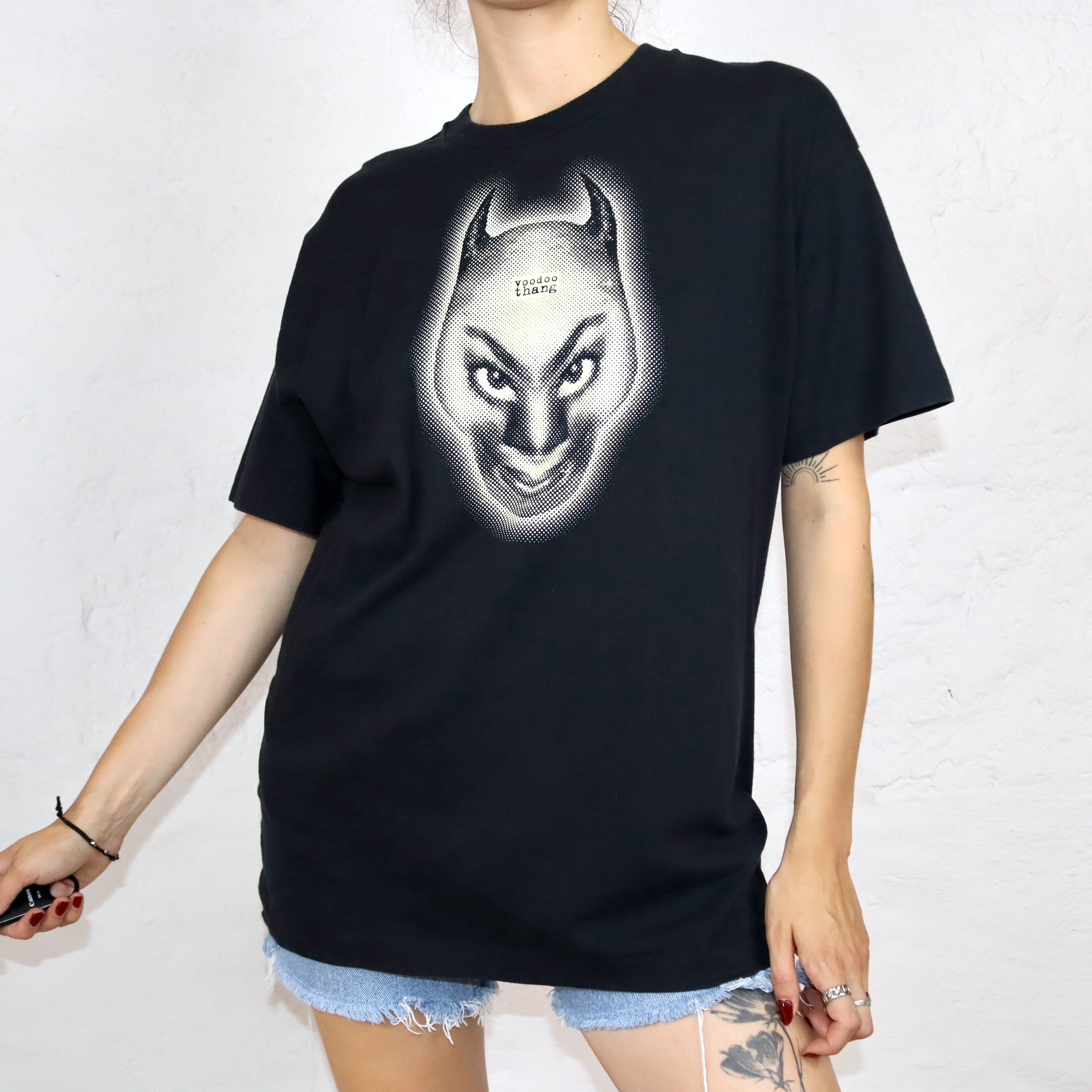 Vintage 80s 90s MDC T-shirt Print Voodoo Thang Single