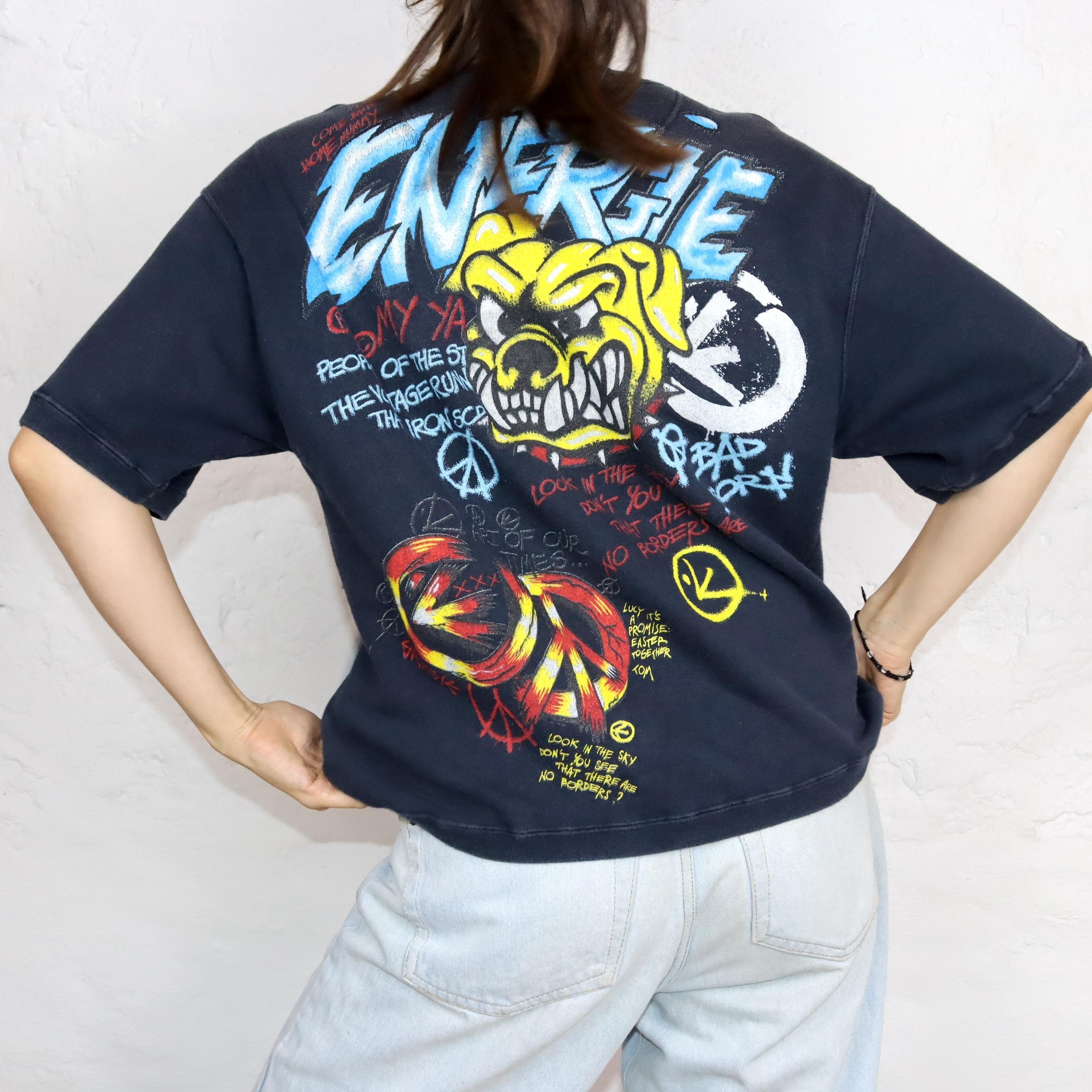 Abbigliamento Magliette Anni 90 Felpa Vintage Anni '80 Anni '90