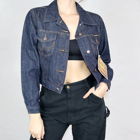 一点物　Y2K 00s vintage Design denim jacket Vintage Stephen Hardy Squeeze Denim Jacket Womens Medium