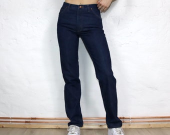 Vintage 80s 90s WRANGLER jeans straight leg blue W31 L34