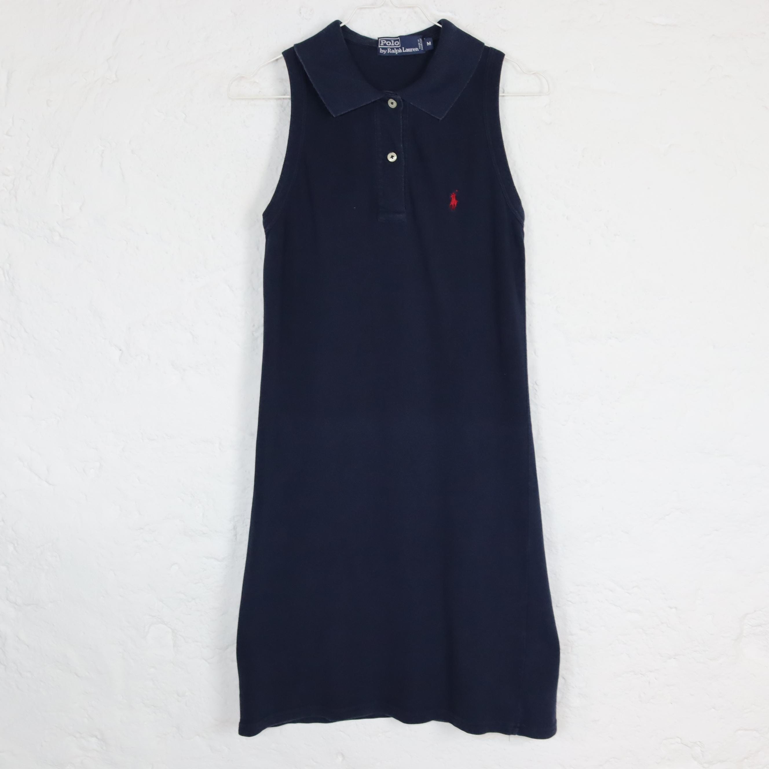 Vintage 80s 90s Polo by RALPH LAUREN Polo Dress Mini Dress Tight Sleeveless  Dark Blue S/meter - Etsy