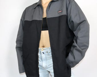 Vintage 90s 00s DICKIES Workwear Jacket Black Grey XL - Etsy Vintage 90s 00s DICKIES Workwear Jacket Black Grey XL - Etsy