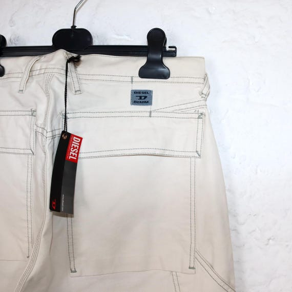 Vintage 90s 00s Y2k DIESEL Baggy Pants Wide Leg Cargo Pants