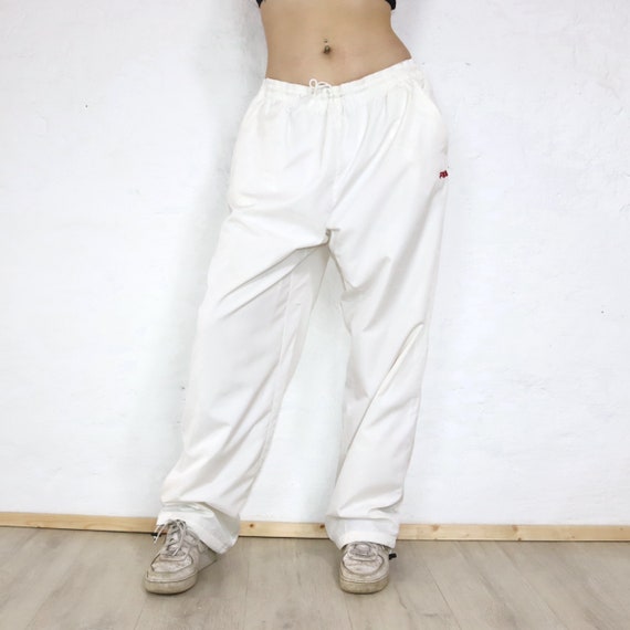 Vintage FILA Training Pants Sweatpants Baggy White XL Etsy Ireland