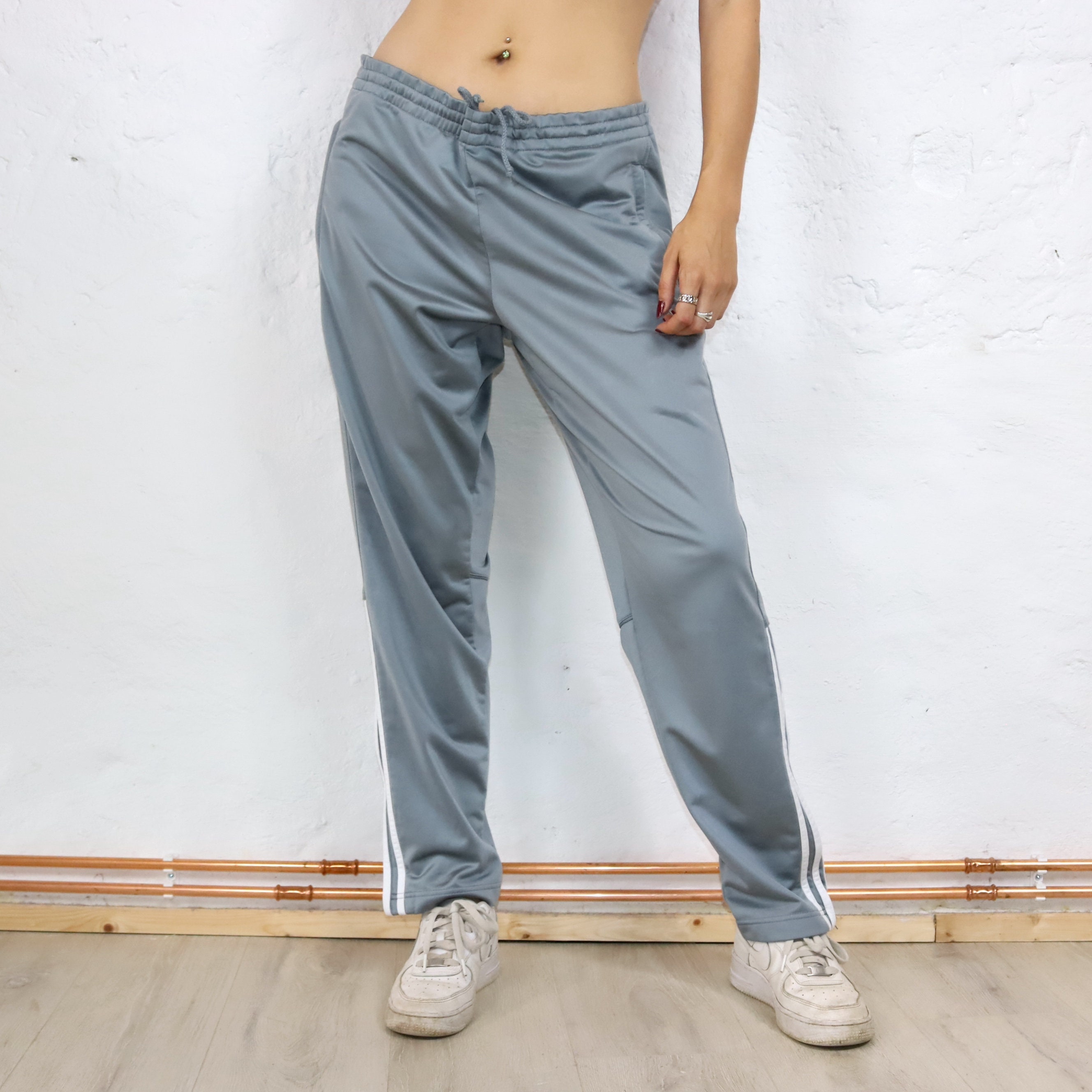 Vintage 80s 90s ADIDAS Jogging Pants Training Pants Baggy
