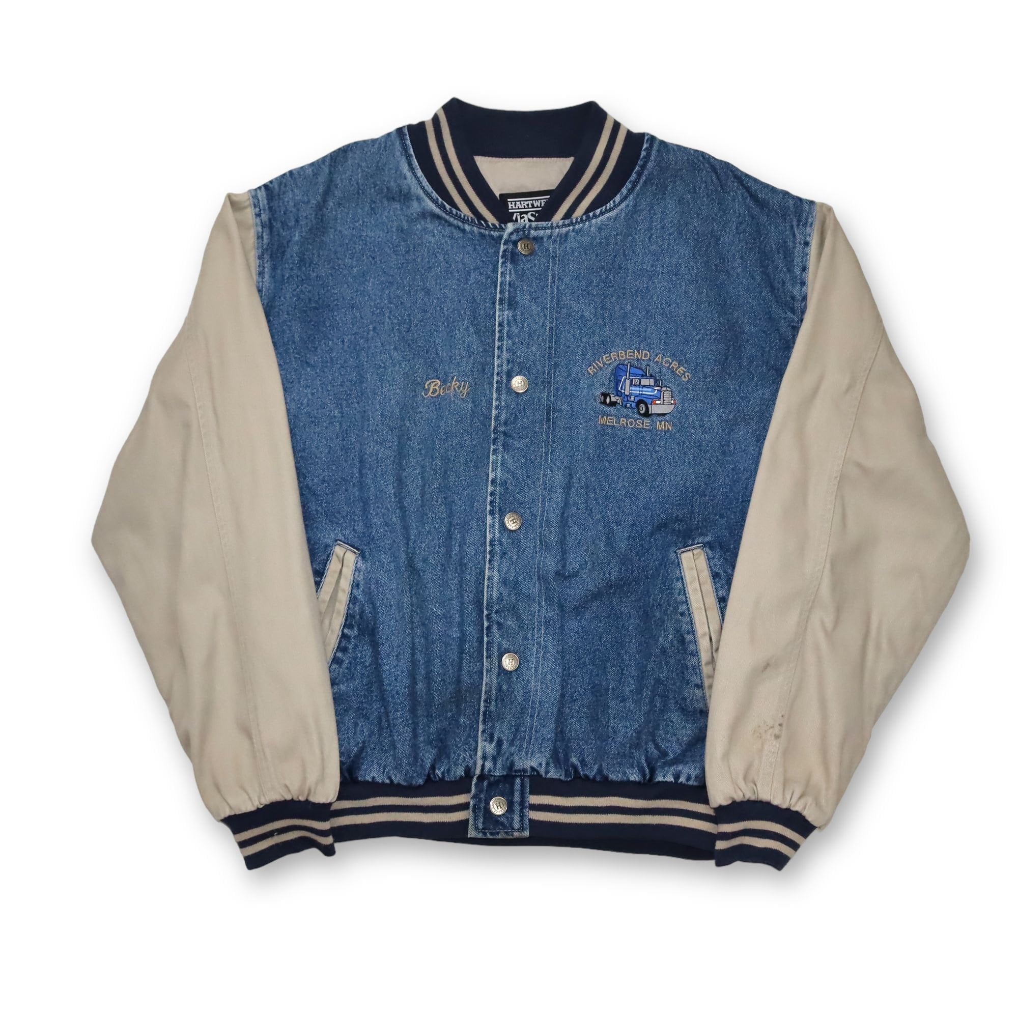 HARTWELL ViaSportダックジャケット Vintage Hartwell Viasport Full Zip Jacket Size XL UAW