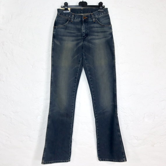 パンツ Dead stock 00s Wrangler flare denim y2k Vintage 90s 00s Y2k WRANGLER Jeans Pants Flared Deadstock W28 L36