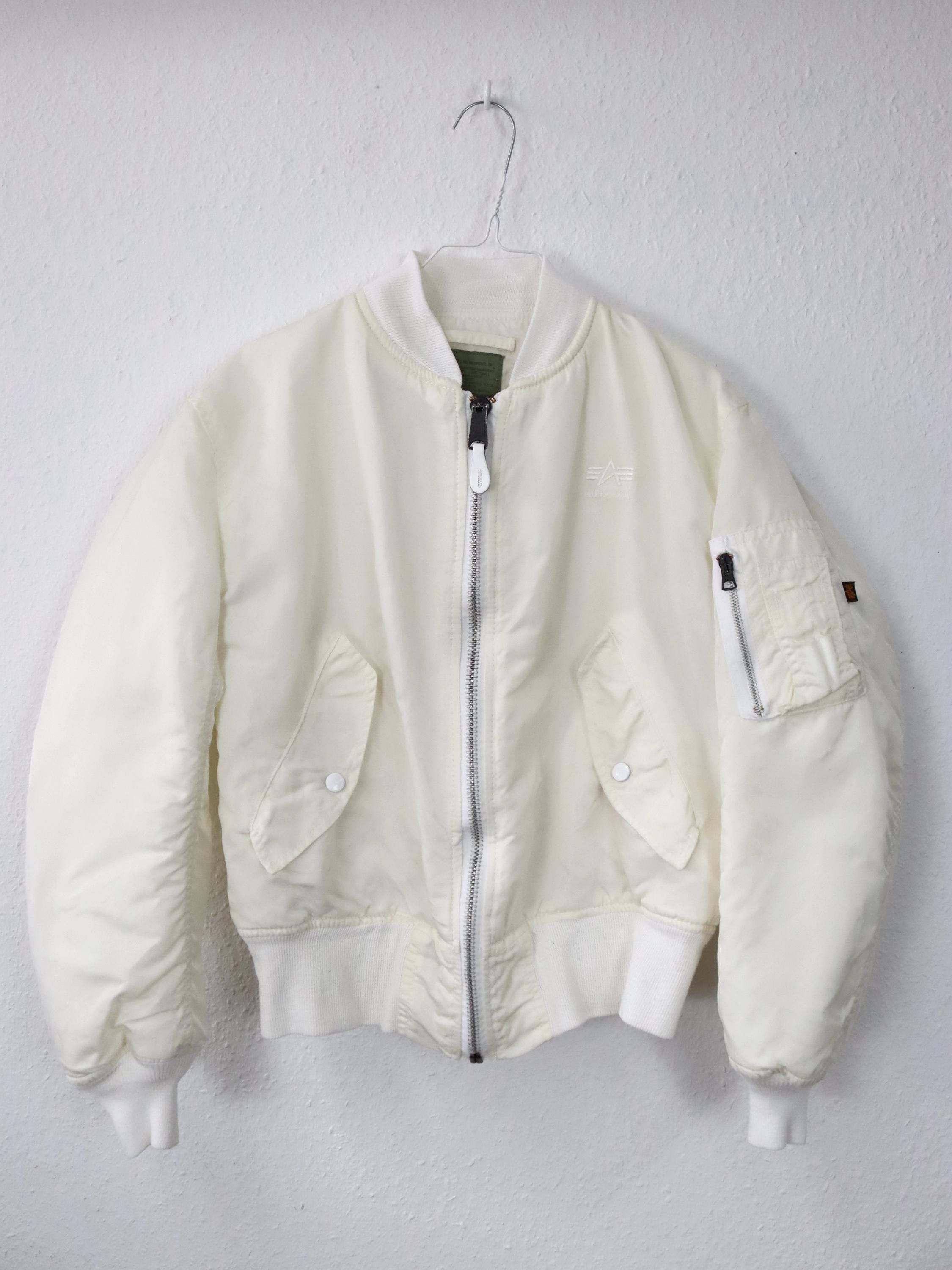 Vintage 80s 90s ALPHA INDUSTRIES Bomber Jacket, Lightly Lined