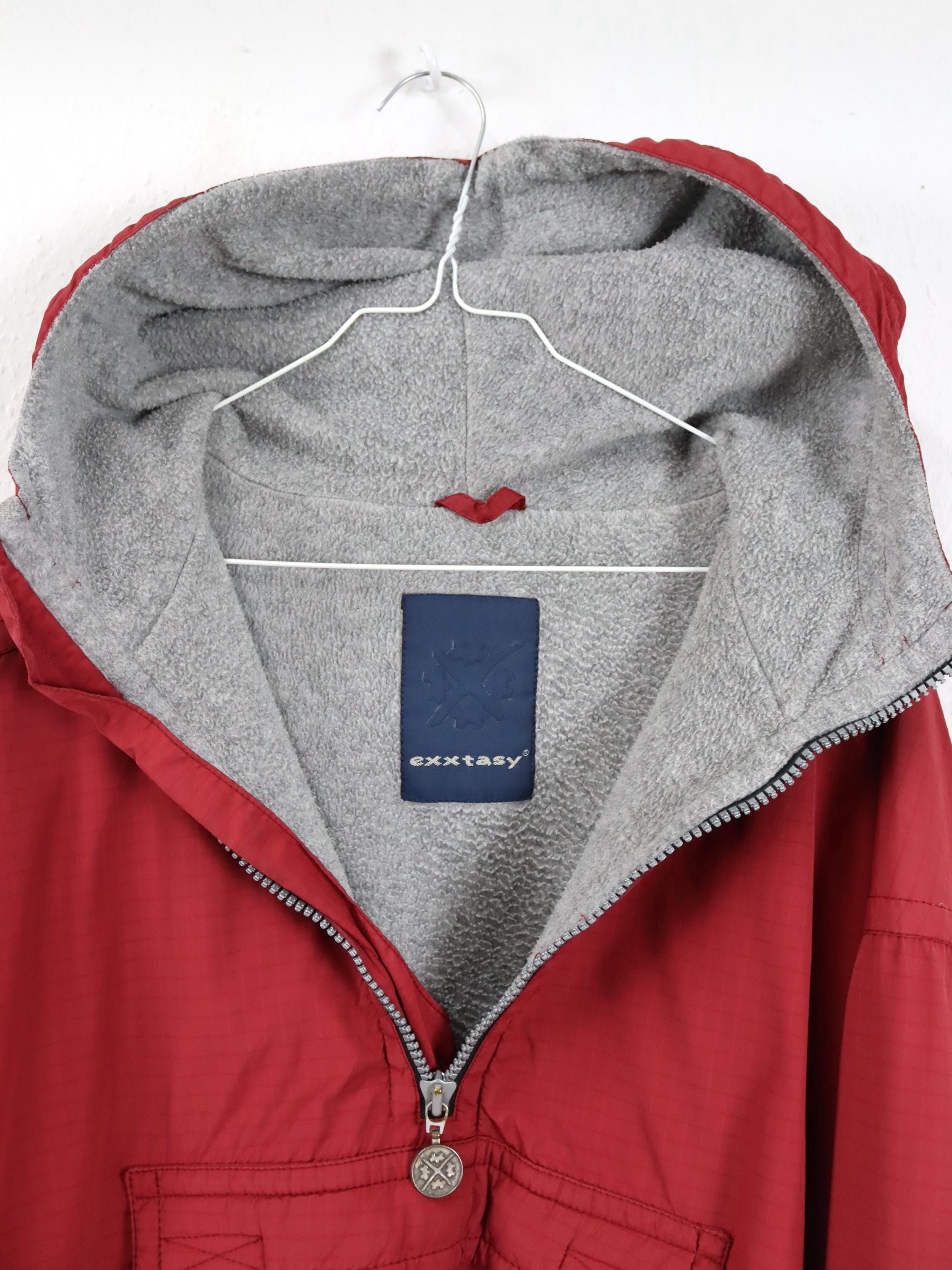 Vintage 80s 90s EXXTASY Winter Jacket, Lightly Lined With Fleece