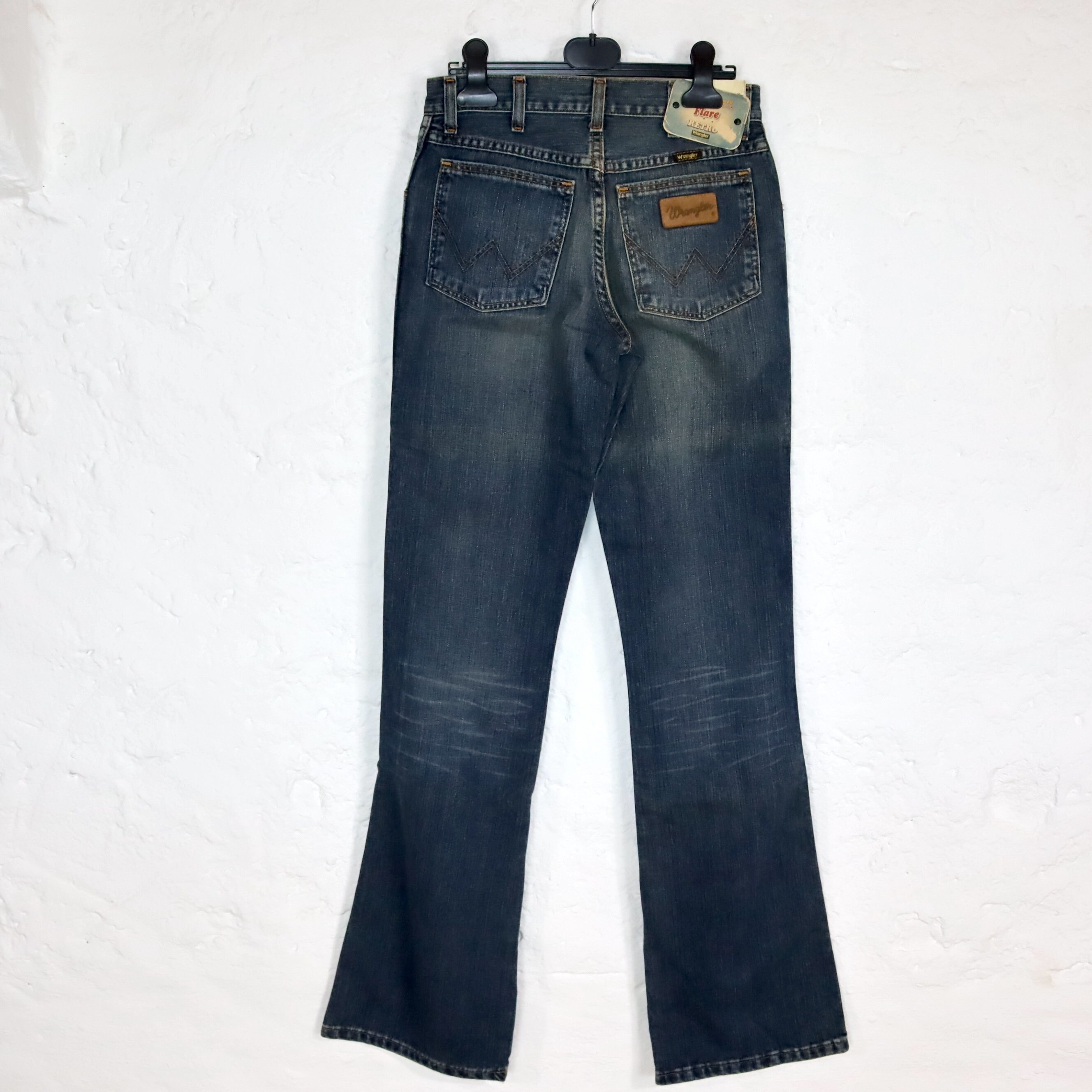 パンツ Dead stock 00s Wrangler flare denim y2k デッドストック☆00s メキシコ製 Wranglerラングラー ブラック デニム